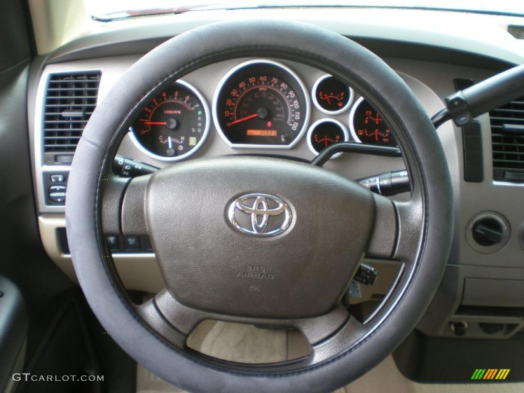 2010 Tundra Double Cab 4x4 - Salsa Red Pearl / Sand Beige photo #12