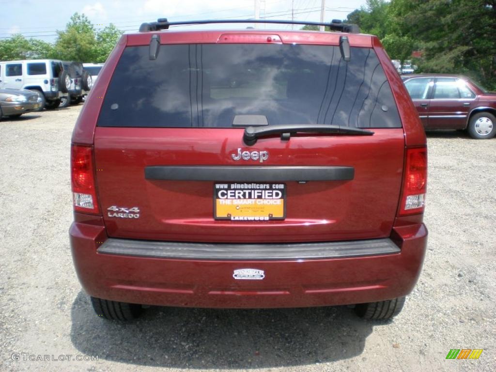 2008 Grand Cherokee Laredo 4x4 - Red Rock Crystal Pearl / Dark Slate Gray/Light Graystone photo #6