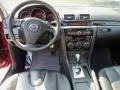 Black 2008 Mazda MAZDA3 s Grand Touring Hatchback Dashboard