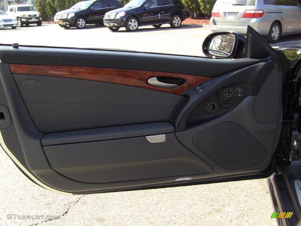 2003 Mercedes-Benz SL 500 Roadster Charcoal Door Panel Photo #49714123