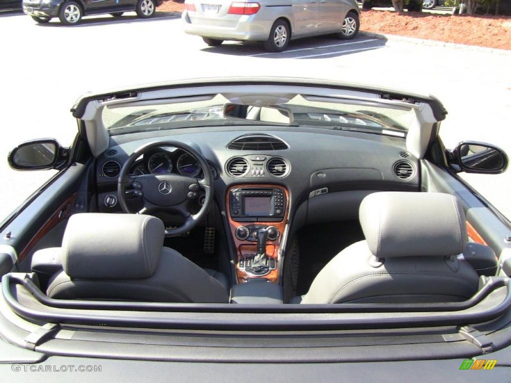 2003 Mercedes-Benz SL 500 Roadster Charcoal Dashboard Photo #49714201