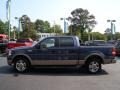 2005 Medium Wedgewood Blue Metallic Ford F150 Lariat SuperCrew  photo #5