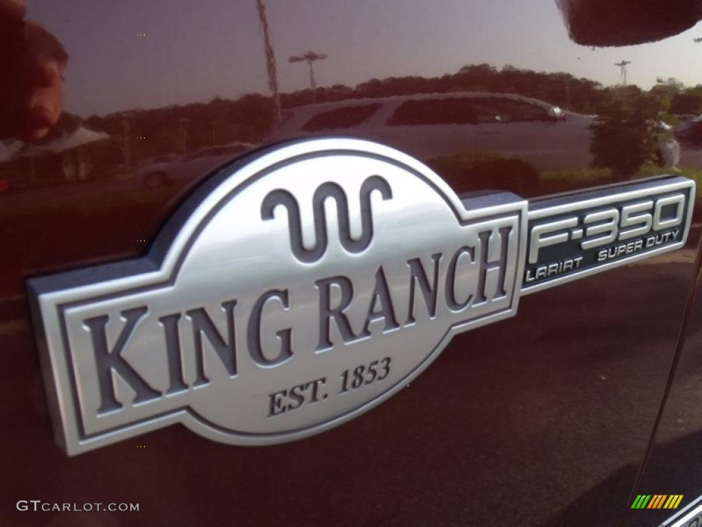 2006 F350 Super Duty King Ranch Crew Cab 4x4 Dually - Dark Copper Metallic / Castano Brown Leather photo #10