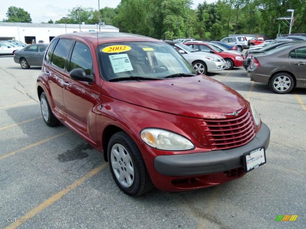 2002 PT Cruiser  - Inferno Red Pearlcoat / Taupe photo #1