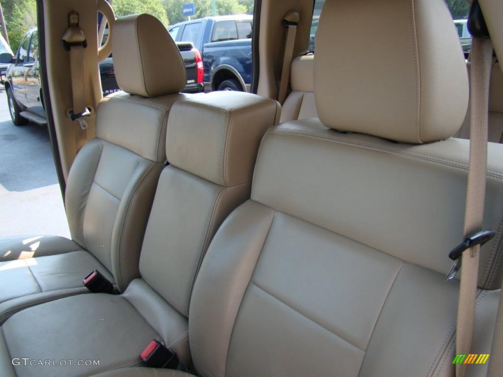 2005 F150 Lariat SuperCrew - Medium Wedgewood Blue Metallic / Tan photo #11
