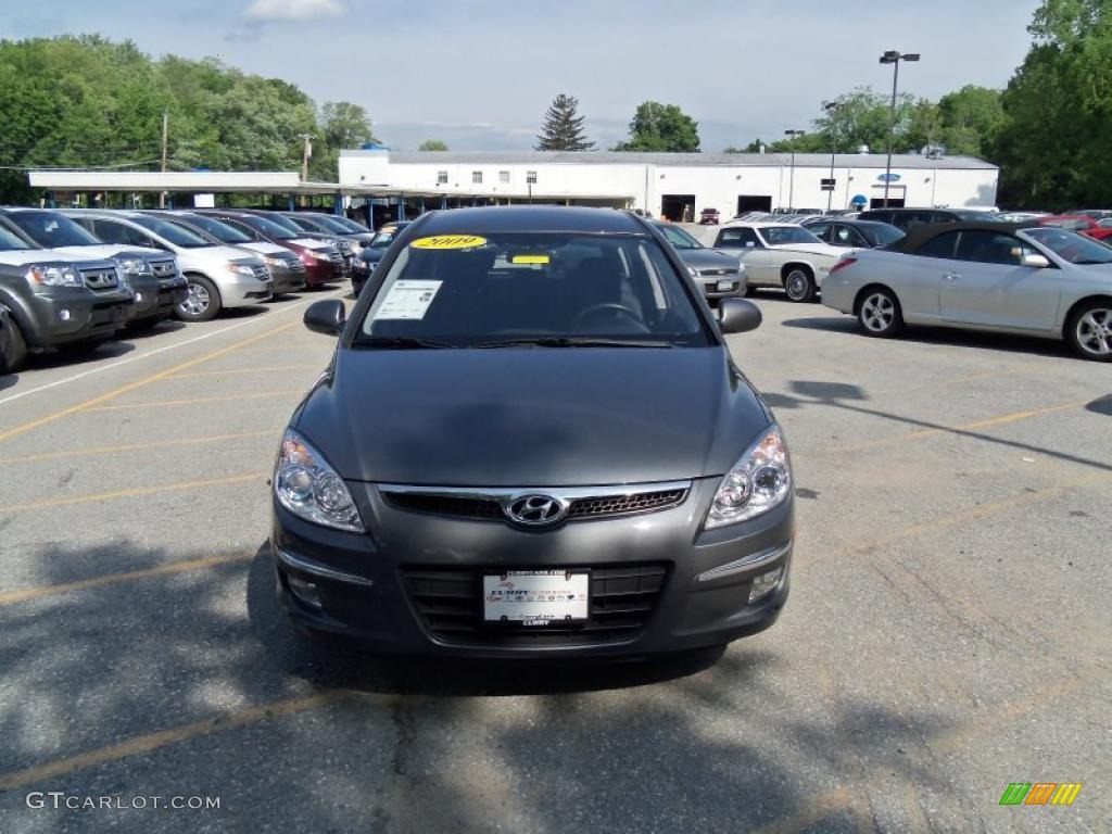 2009 Elantra Touring - Carbon Gray / Black photo #3