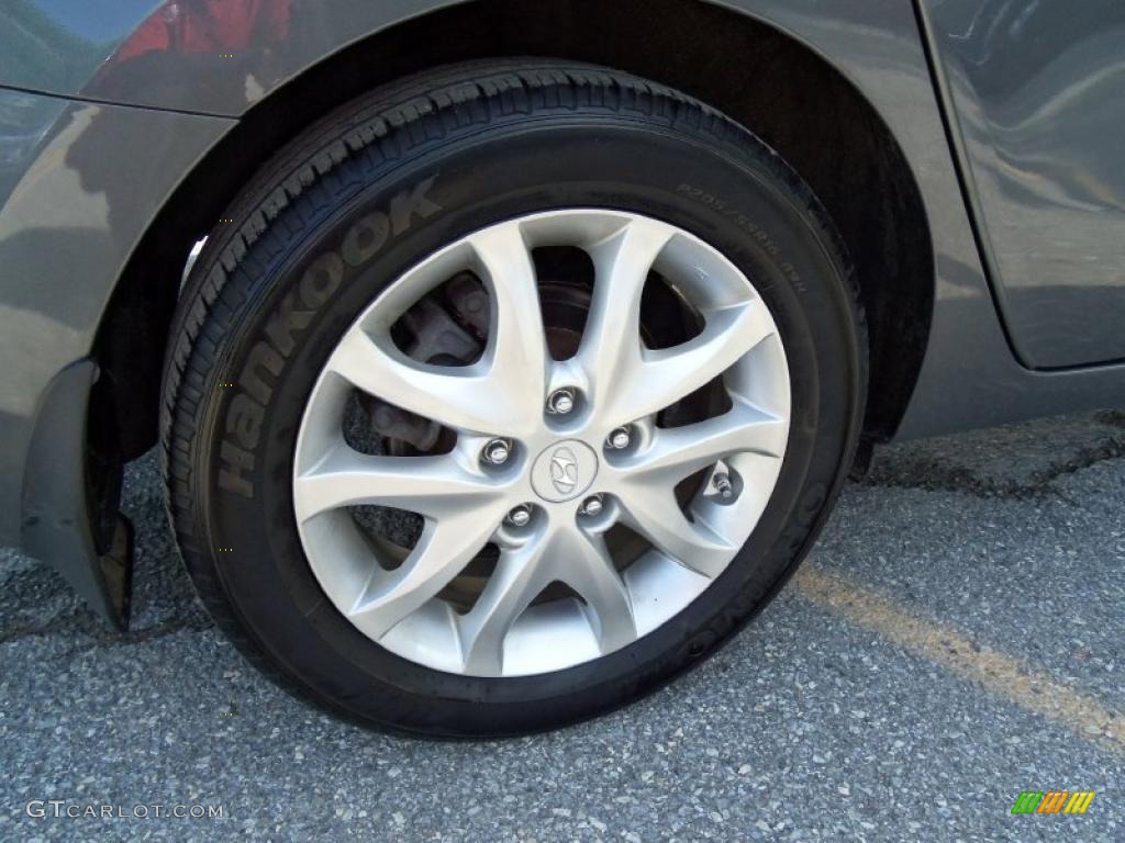 2009 Elantra Touring - Carbon Gray / Black photo #10