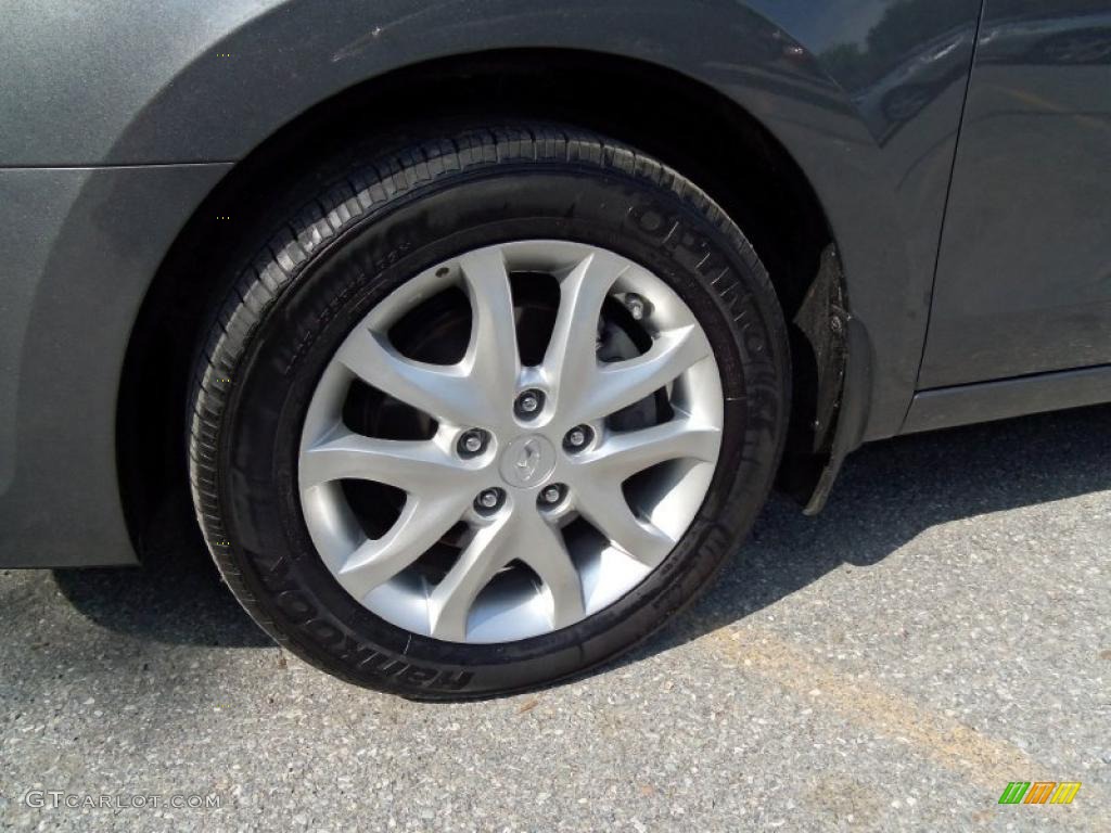 2009 Elantra Touring - Carbon Gray / Black photo #11