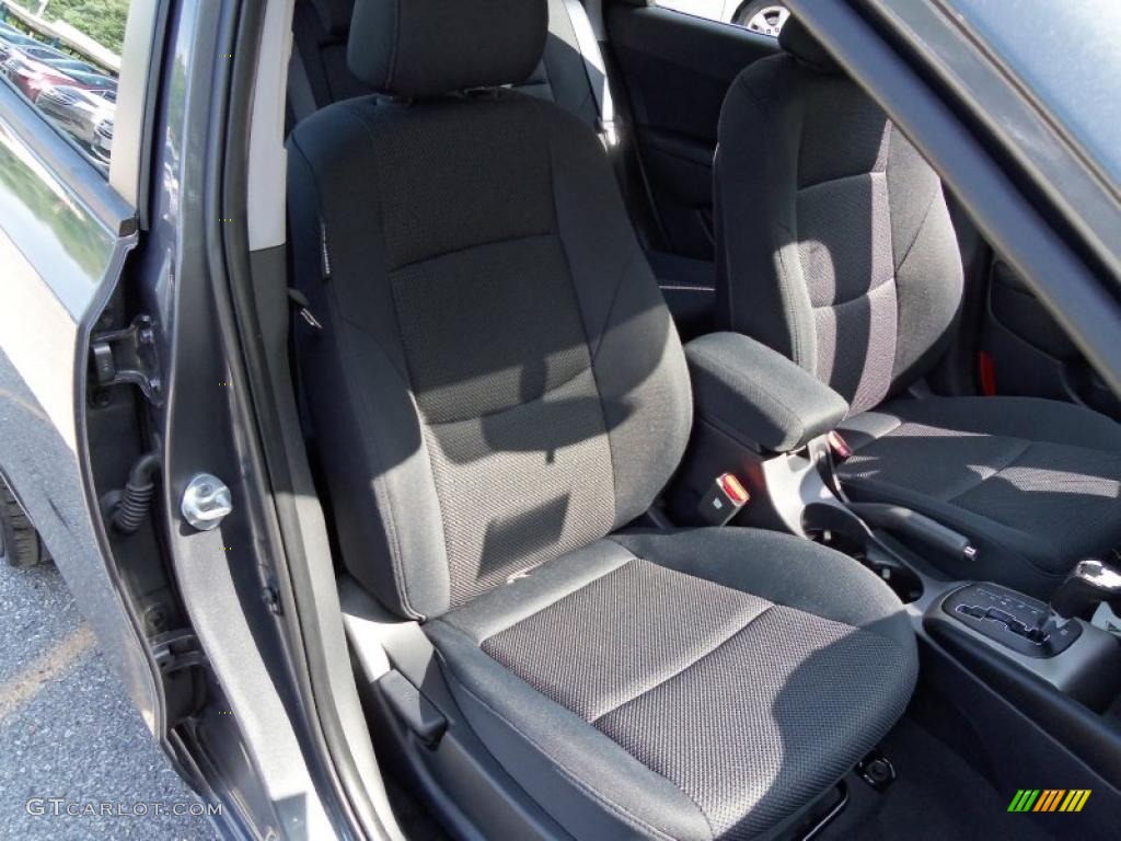2009 Elantra Touring - Carbon Gray / Black photo #14