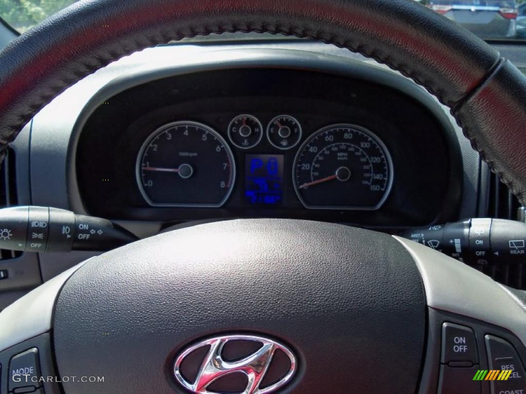 2009 Elantra Touring - Carbon Gray / Black photo #16