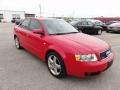 Brilliant Red 2004 Audi A4 1.8T quattro Sedan Exterior