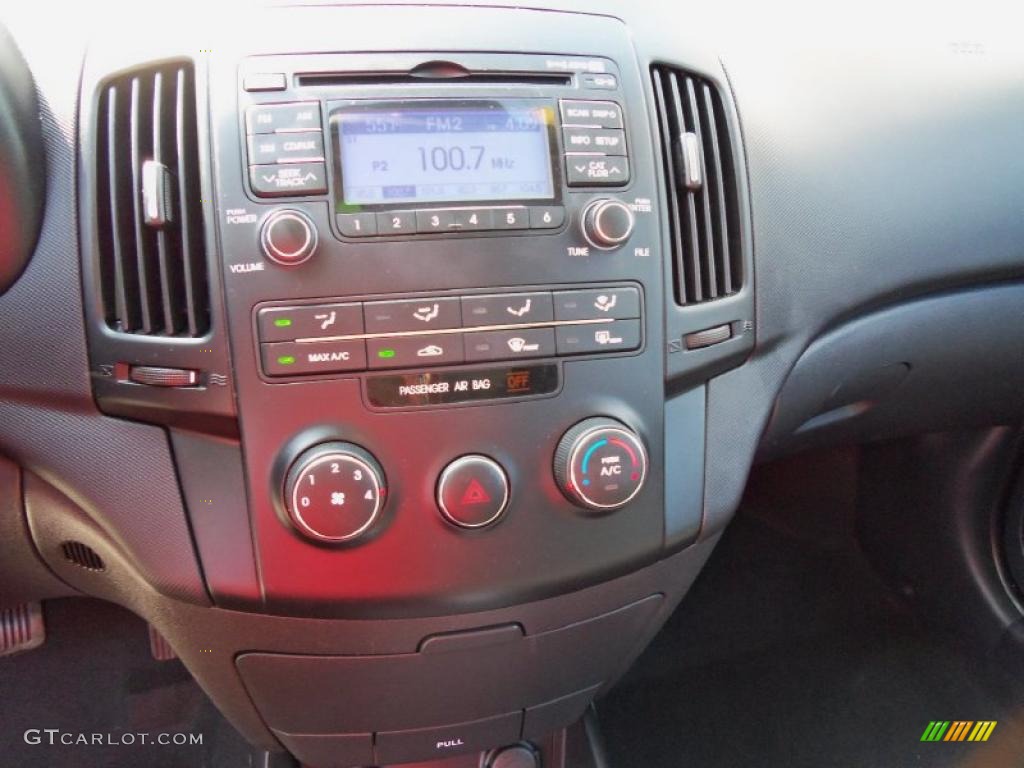 2009 Elantra Touring - Carbon Gray / Black photo #17
