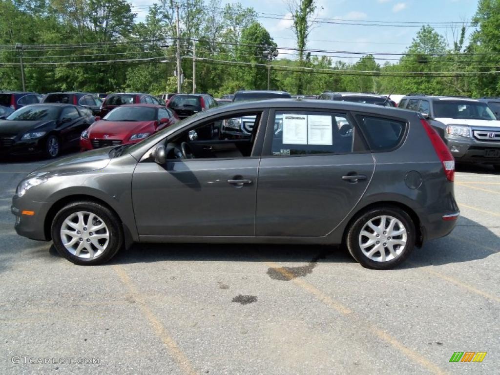 2009 Elantra Touring - Carbon Gray / Black photo #20