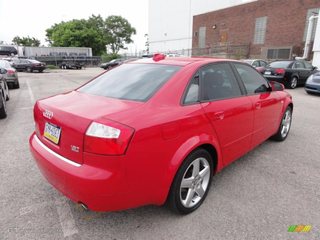 Brilliant Red 2004 Audi A4 1.8T quattro Sedan Exterior Photo #49715710