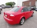 Brilliant Red 2004 Audi A4 1.8T quattro Sedan Exterior