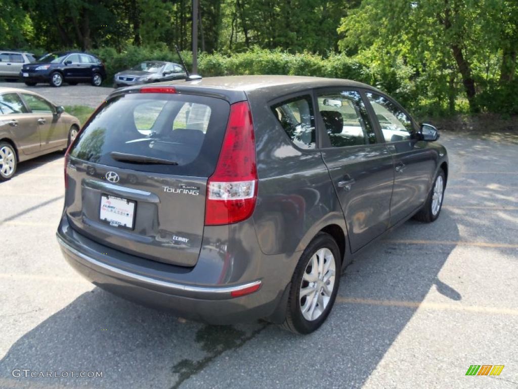 2009 Elantra Touring - Carbon Gray / Black photo #22