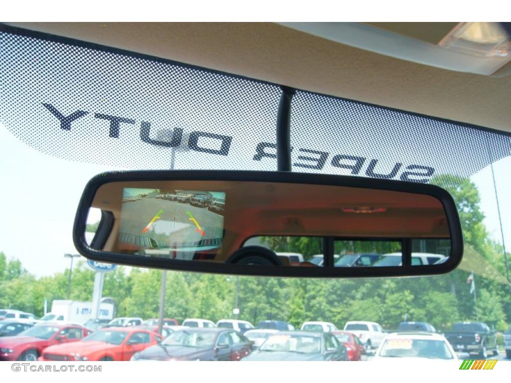 2011 F250 Super Duty Lariat Crew Cab 4x4 - Vermillion Red / Adobe Two Tone Leather photo #41