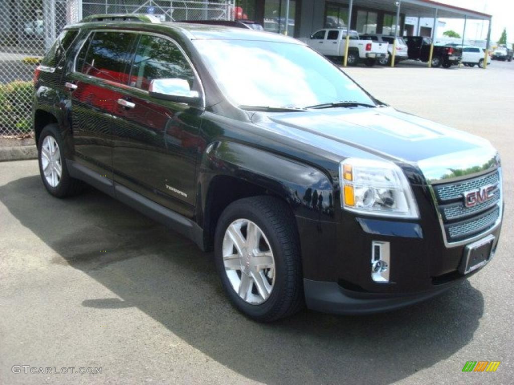 2011 Terrain SLT AWD - Onyx Black / Jet Black photo #1