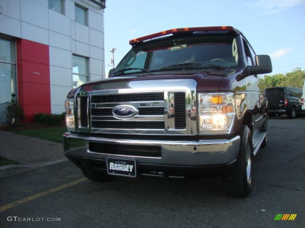 Dark Toreador Red Metallic 2008 Ford E Series Van E250 Super Duty Commericial Exterior Photo #49719241