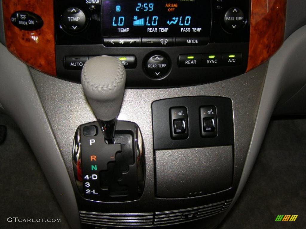 2008 Sienna XLE - Arctic Frost Pearl / Stone photo #18