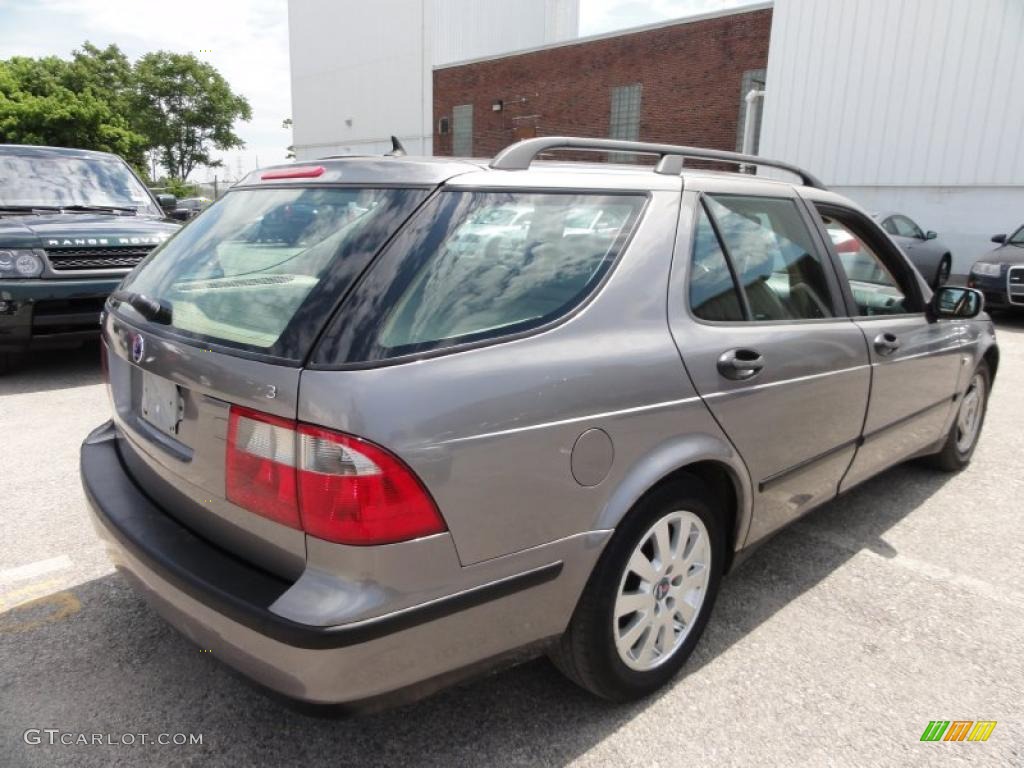 2002 9-5 Linear Sport Wagon - Steel Grey / Sand Beige photo #8