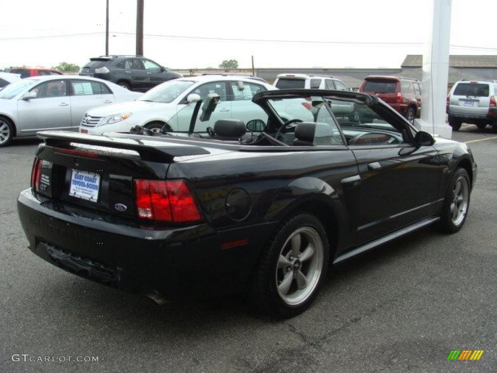 2002 Mustang GT Convertible - Black / Dark Charcoal photo #5