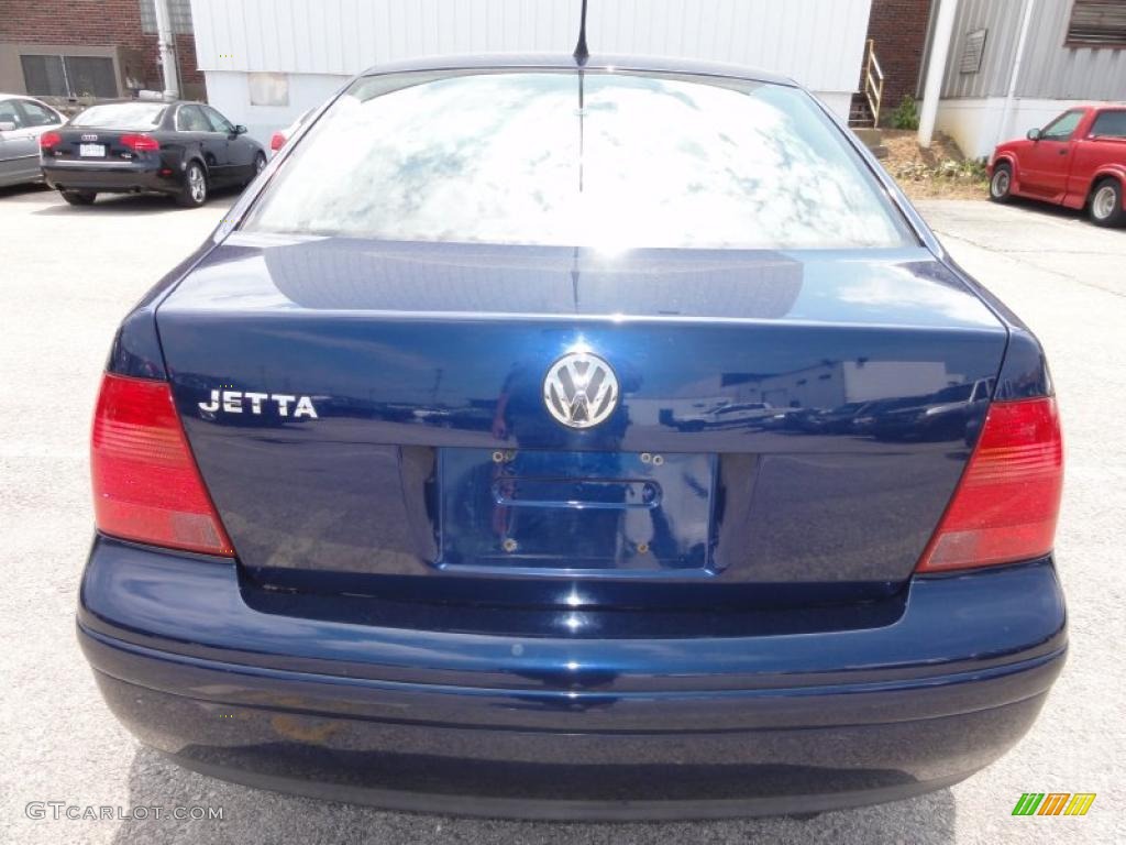 2001 Jetta GLS Sedan - Galactic Blue / Black photo #9