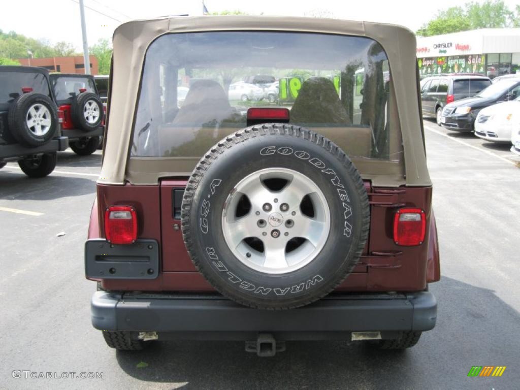 2001 Wrangler Sahara 4x4 - Sienna Pearl / Camel/Dark Green photo #14