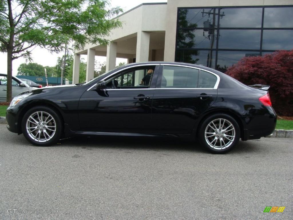 Black Obsidian 2008 Infiniti G 35 x S Sedan Exterior Photo #49721779