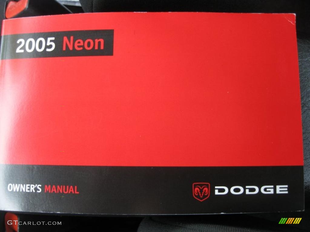 2005 Dodge Neon SXT Books/Manuals Photo #49722031