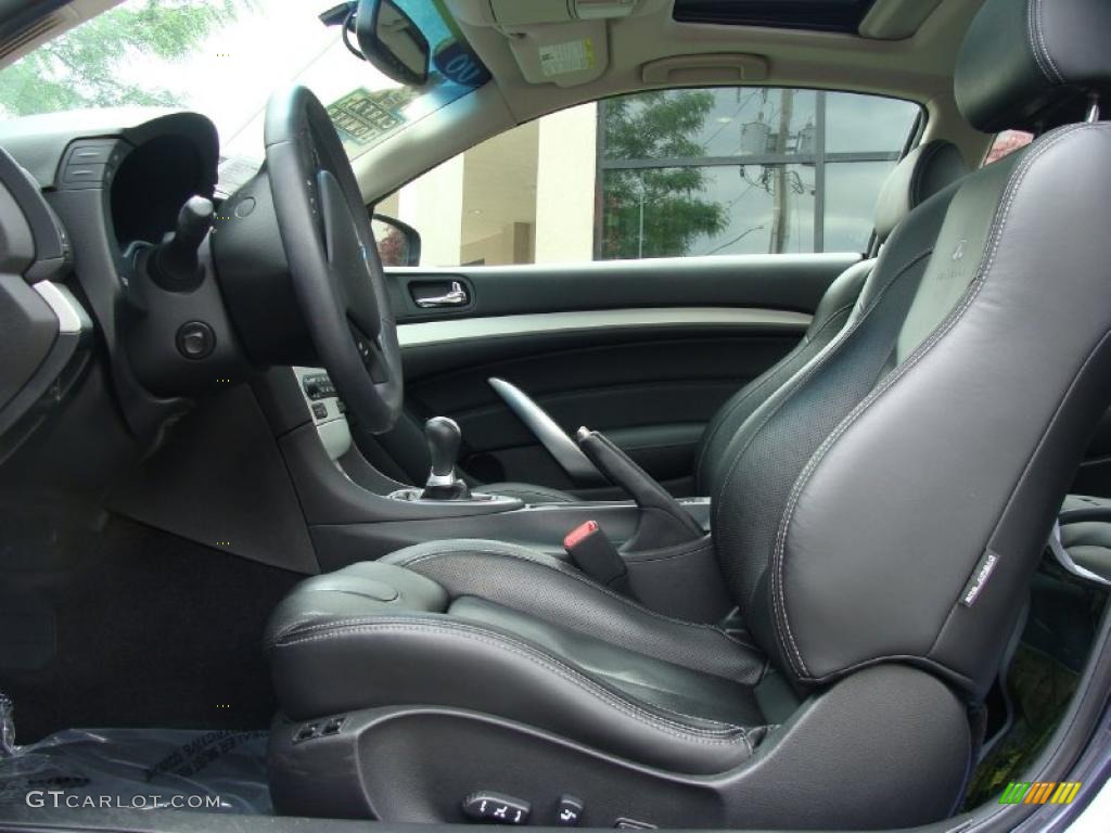 Graphite Interior 2008 Infiniti G 37 S Sport Coupe Photo #49722118