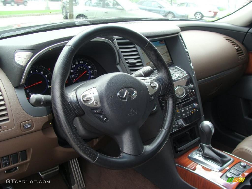 2010 Infiniti FX 35 AWD Chestnut Dashboard Photo #49722964