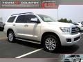 2008 Arctic Frost Pearl Toyota Sequoia Platinum 4WD  photo #1