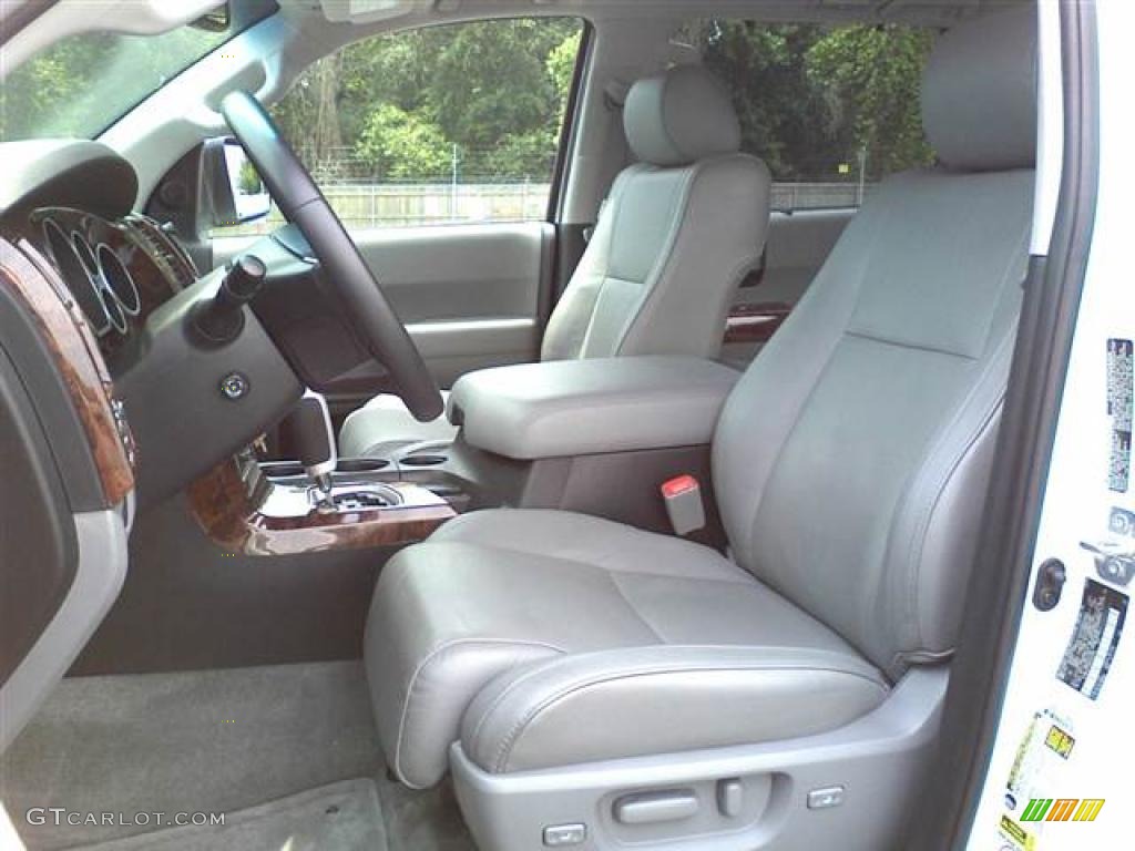Graphite Interior 2008 Toyota Sequoia Platinum 4WD Photo #49723291