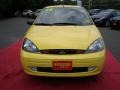 2003 Screaming Yellow Ford Focus ZX3 Coupe  photo #3