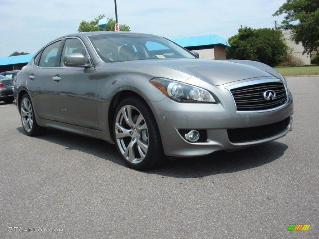 2011 M 37 S Sedan - Platinum Graphite / Graphite photo #1