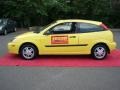 2003 Screaming Yellow Ford Focus ZX3 Coupe  photo #8