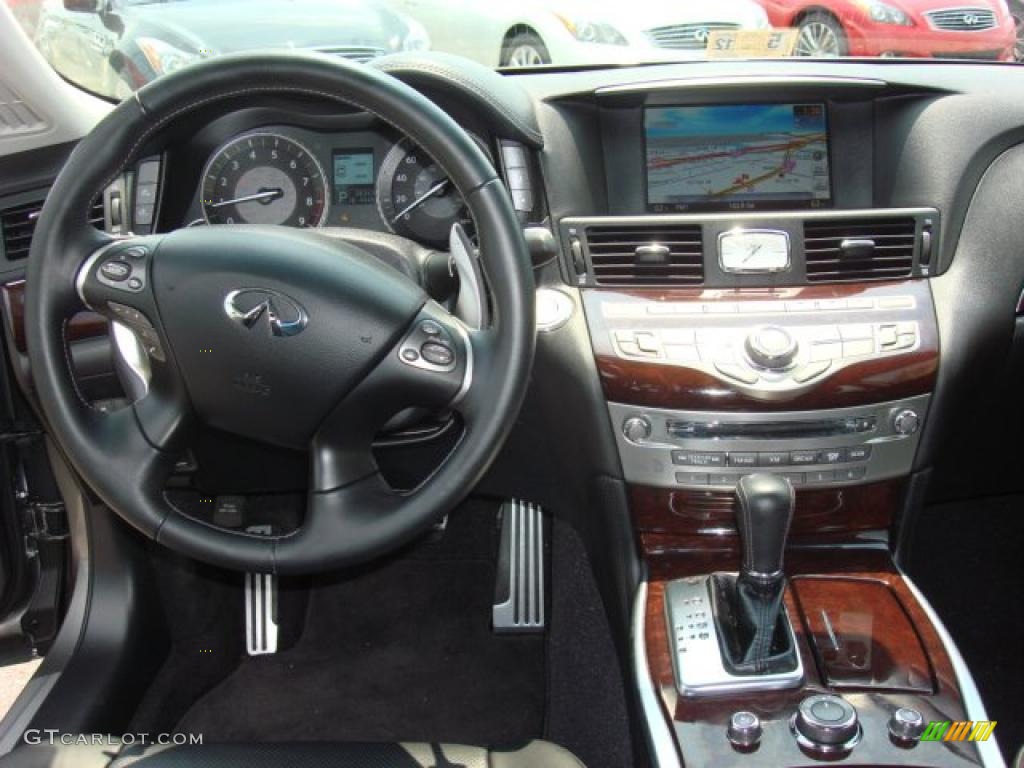 2011 Infiniti M 37 S Sedan Graphite Dashboard Photo #49723639