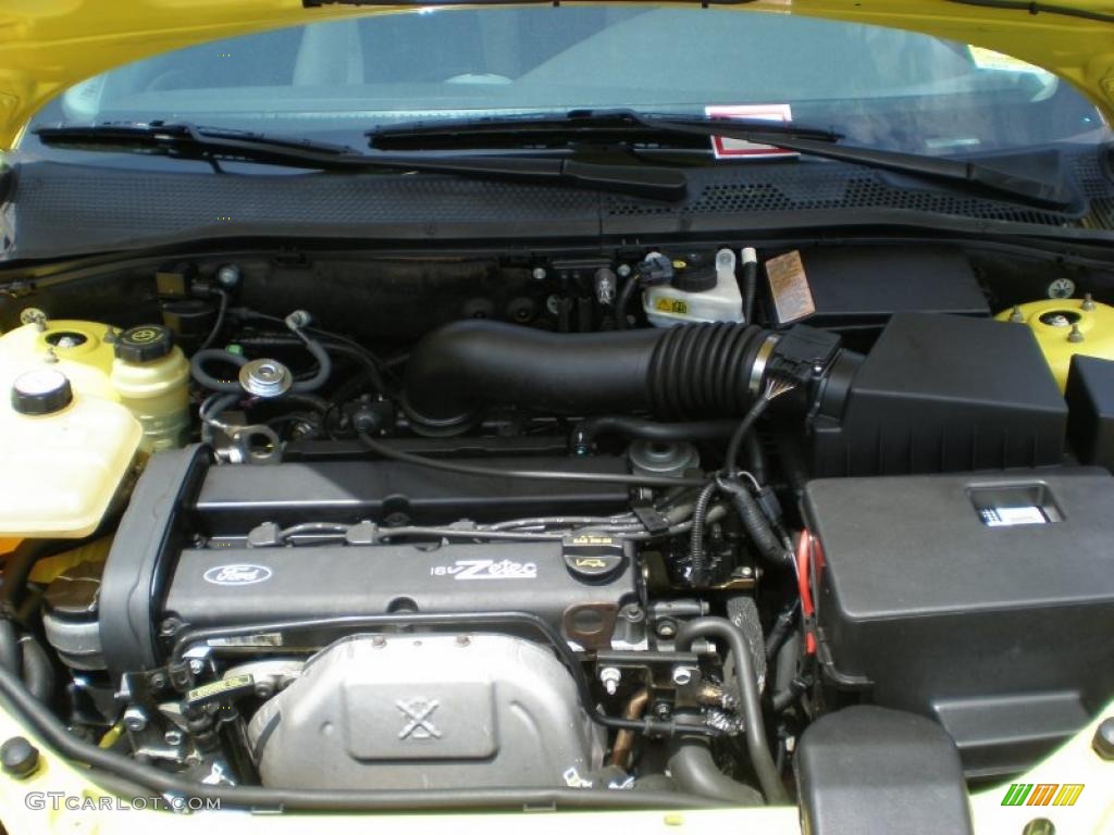 2003 Ford Focus ZX3 Coupe 2.0L DOHC 16V Zetec 4 Cylinder Engine Photo #49723795