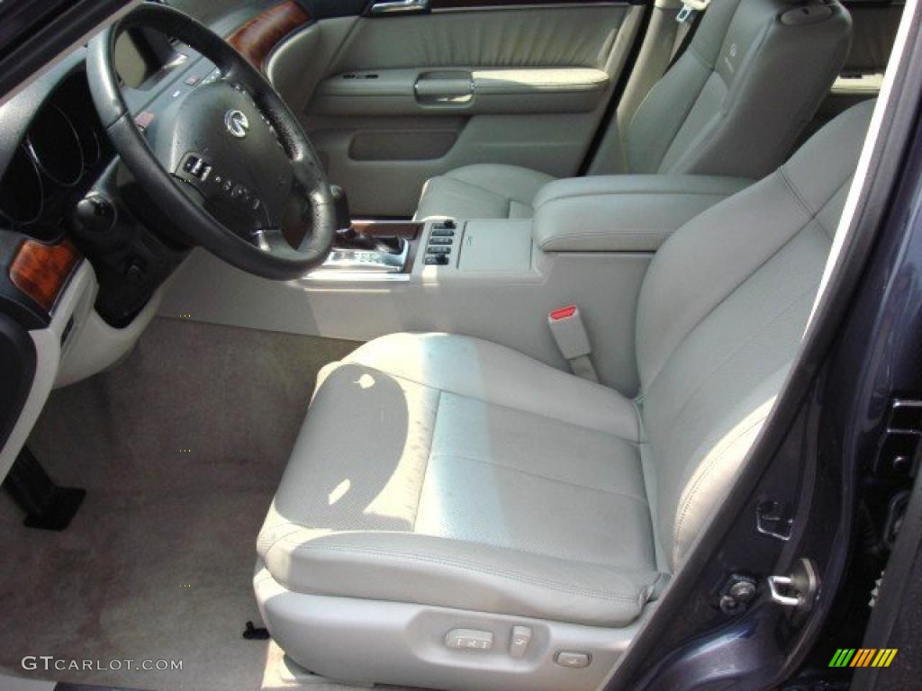 Stone Interior 2008 Infiniti M 45x AWD Sedan Photo #49724299