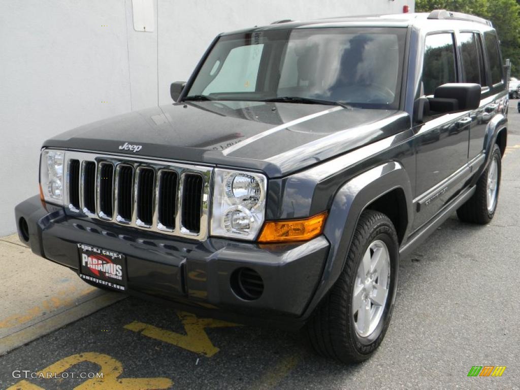 2007 Commander Sport 4x4 - Steel Blue Metallic / Medium Slate Gray photo #1