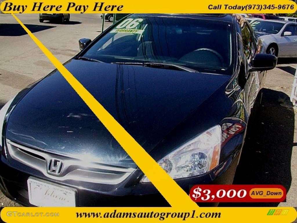 2006 Accord EX-L Coupe - Nighthawk Black Pearl / Black photo #1