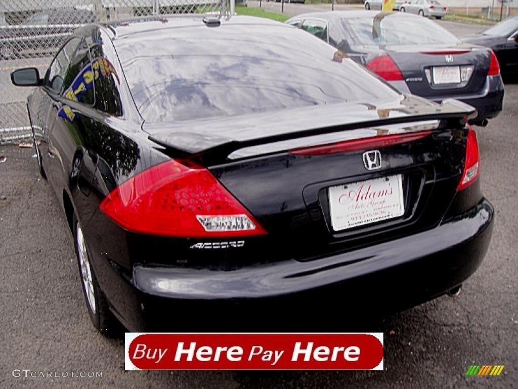 2006 Accord EX-L Coupe - Nighthawk Black Pearl / Black photo #3