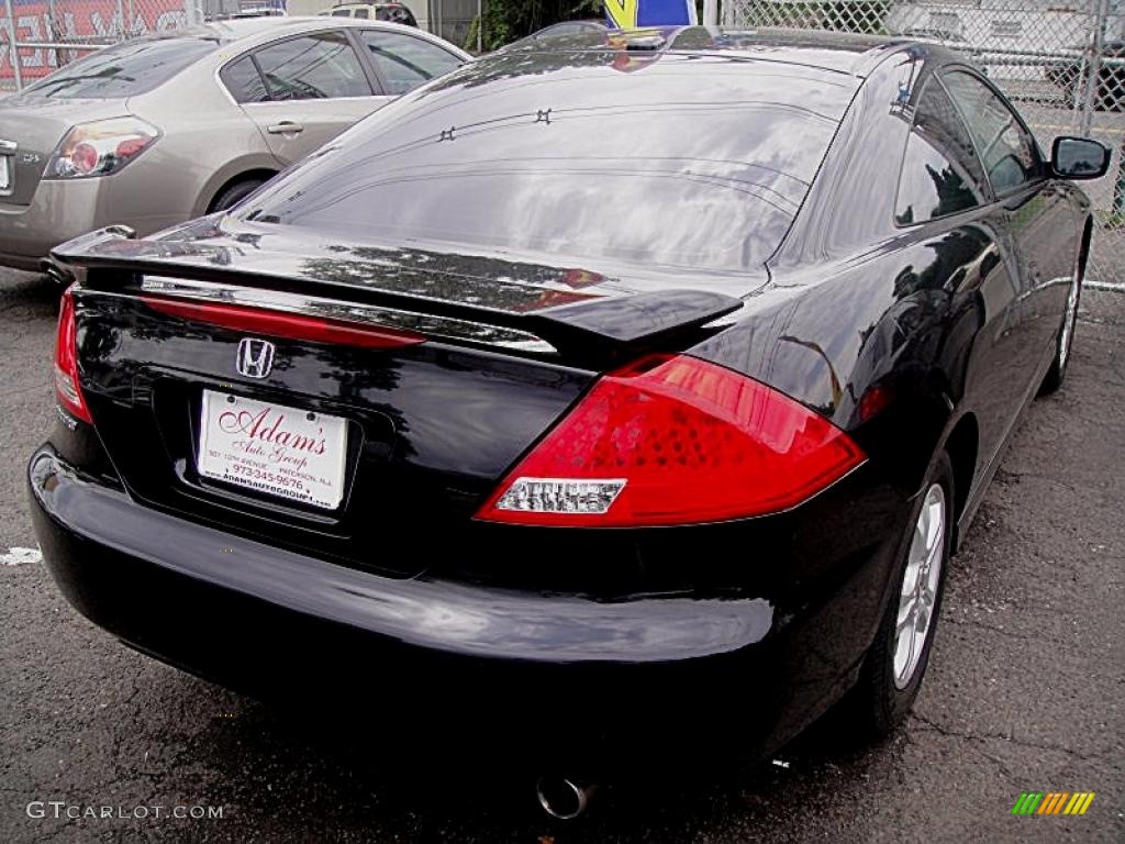 2006 Accord EX-L Coupe - Nighthawk Black Pearl / Black photo #4