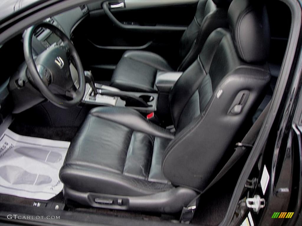 2006 Accord EX-L Coupe - Nighthawk Black Pearl / Black photo #7