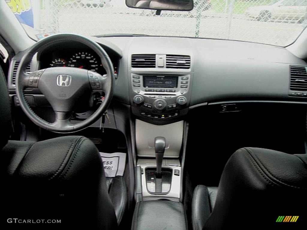 2006 Accord EX-L Coupe - Nighthawk Black Pearl / Black photo #9