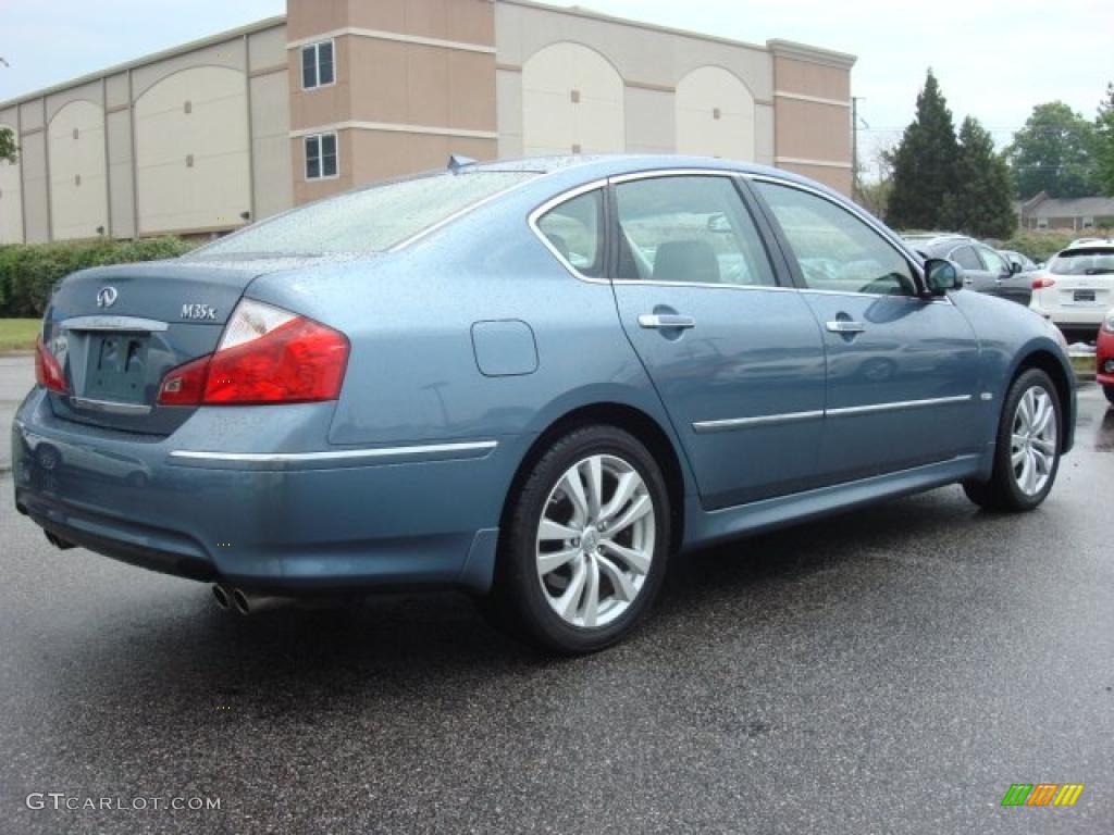 Lakeshore Slate 2009 Infiniti M 35x AWD Sedan Exterior Photo #49725019