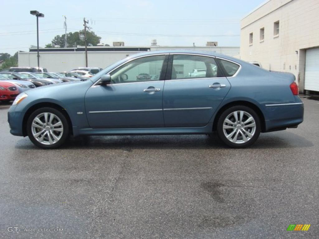 Lakeshore Slate 2009 Infiniti M 35x AWD Sedan Exterior Photo #49725055