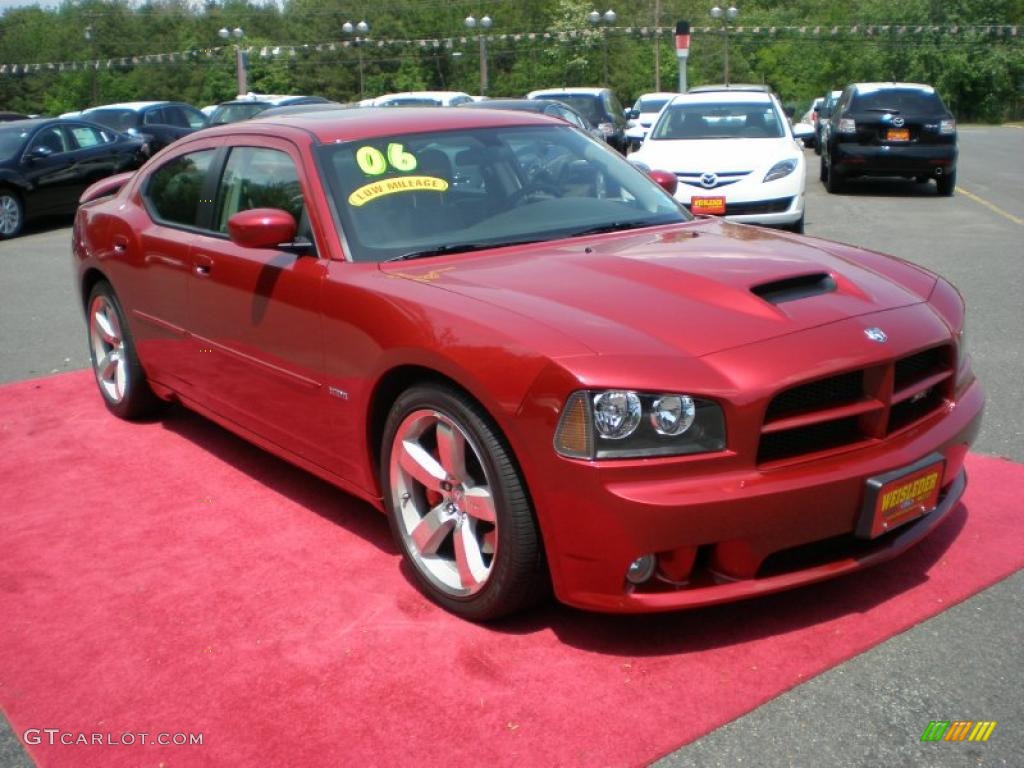 Inferno Red Crystal Pearl 2006 Dodge Charger SRT-8 Exterior Photo #49726213