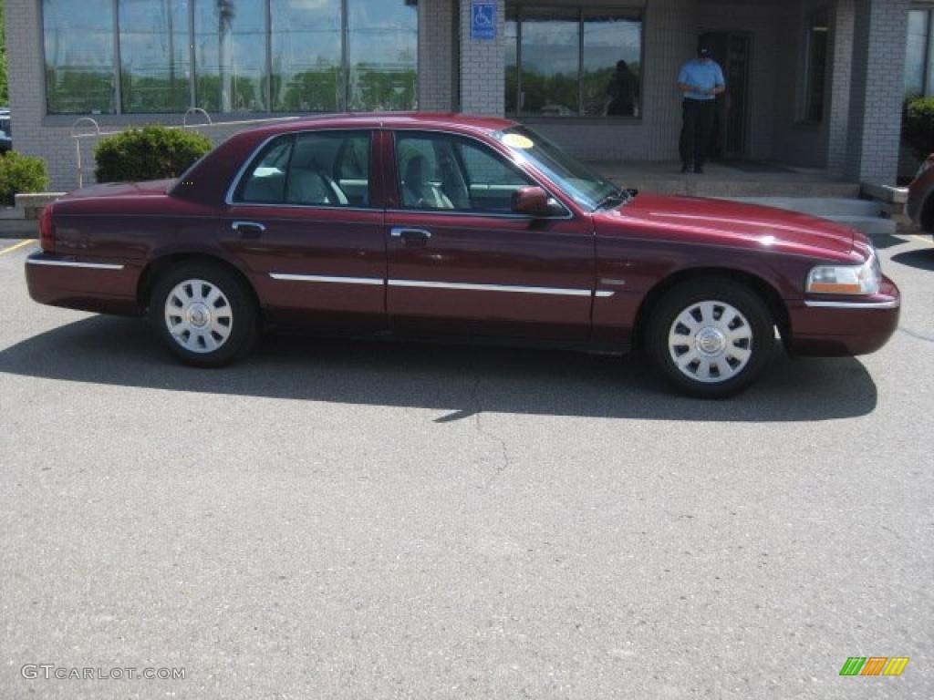 2004 Grand Marquis LS Ultimate Edition - Dark Toreador Red Metallic / Light Flint photo #6
